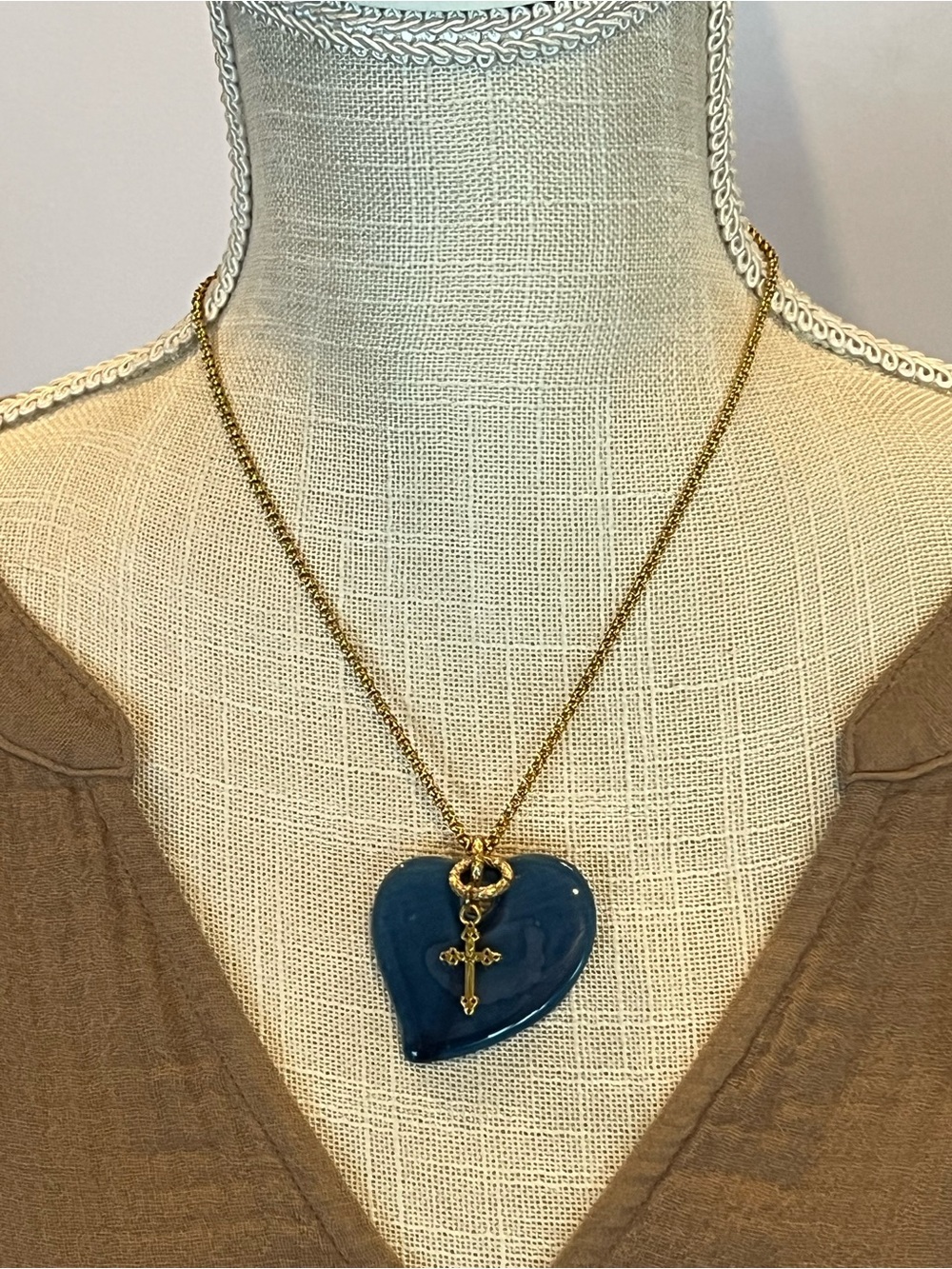 Ceramic Heart Necklace